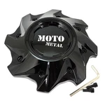 Moto Metal Gloss Black Center 8-1/2"OD Bolt Closed For MO999 CAP-999GB New. Price: $37.11.
