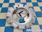 Kraze Wheels # 12612295F-2 Custom Chrome Center Cap 86 (qty. 1) Used. Price: $67.96.