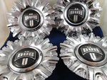 Dub Chrome Custom Wheel Center Caps #M-803/ #1002-01 (set Of 4) Used. Price: $189.14.