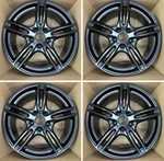 Full Staggered Set 2010-2013 Porsche Panamera Oem Rims 97036215800 97036216000 Remanufactured. Price: $1500.00.