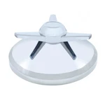 Chrome Plastic Rear Axle Cover Hub Cap W/ 3 Extra Large Bar Straight Spinner New. Price: $47.31.