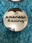 American Racing AR883 Wheel Center Hub Cap 2.5" Od Chrome Snap 566914775F-1 Used. Price: $14.00.