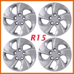 15" Set Of 4 Silver Bolt-on Wheel Cover Hubcaps For 2013-2015 Honda Civic R15 New. Price: $45.99.