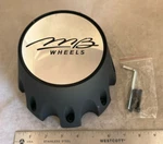 New Mb Motoring Wheels Black Rim Tall Hub Cover Center Cap 8 Lug BC-790SL. Price: $45.00.