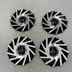 Vct Wheels Gloss Black / Silver Custom Center Set Of # CAP5410-1397 Used. Price: $179.98.
