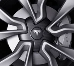 New In-box Tesla Oem Model 3 Carbon Fiber Wheel Cap Kit 2024+ 19". Price: $99.00.