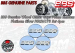 Bbs Genuine Wheel Center Caps 70MM Emblem Platinum Silver P5624173 Set 4PCS. Price: $169.99.