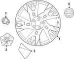 New Genuine Nissan Cover Disc Wheel Oe 403155MP1C. Price: $165.04.