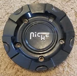 Niche Wheels Gloss Black Custom Hub Center Cap B32760-25 Used. Price: $54.99.