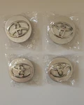 Silver Center Wheel Hub Covers Fits Toyota* Aftermarket Custom Protruding Logo New. Price: $19.99.
