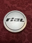 Rial Center Cap Wheel Hub Cover Silver With Black Writing N37 Used. Price: $17.95.