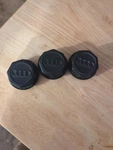 Vw Audi 111601171 841-601-165 Wheel Centers Black Plastic For Tab Used. Price: $15.00.