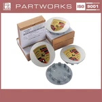 4X Wheel Hub Cap Porsche 911 997 Cayenne 9PA 987 Silver Crest Colored Concave Neu. Price: $258.29.