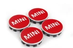 Mini Cooper 52MM Chili Red Wheel Center Cap Set Pcs Genuine 36132354148 New. Price: $76.20.