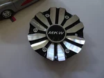 New Mkw Silver/black Metal Custom Center Cap # 8223, 8223L160, MKC-F114B. Price: $85.79.