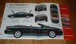 1998 Chrysler Sebring Convertible Original Imp Brochure Specs Info Used. Price: $12.99.