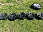 Jeep Jk Wrangler Set Of Aev Savegre Wheels 17X8.5 Silver 2007-2017 124413 Used. Price: $850.00.