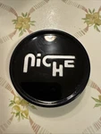 Niche Wheel Center Cap Matte Black W/ Silver Logo 1003-22MBS Used. Price: $19.99.