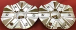 Two New Rox Custom Wheel Center Chrome Part # CAP975L160 /11305. Price: $79.00.