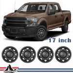 17" Wheel Skins 2010-2026 Ford F-150 Xl Snap-on Black Matte 4-PIECE Set New. Price: $76.99.