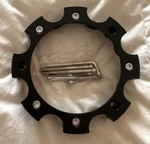 Raceline Wheel Center Cap 1" Extender Ring 311164R-FB CPR981-8-BS, Satin Black. Price: $15.99.
