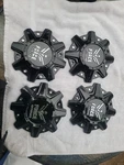 Force Offroad Wheels C-A13 Gloss Black 8.5" Diameter Center (#4 Caps) New. Price: $150.00.