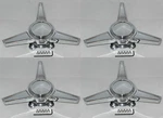 (4) Tribar Spinner Knockoff 2-1/4 Or 2-1/8 American Racing Wheel Rim Center Caps New. Price: $179.99.