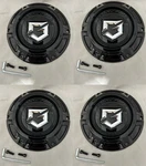 4 Cap Deal Gear Off Road Gloss Black Wheel Center C-808-11-XG With Screws New. Price: $142.50.