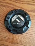 Fuel Wheels Flat Black Custom Center Caps One # M-447 / 1001-58 New. Price: $17.99.