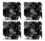 (set Of 4) 5X4.5/5X5 Flat Center Cap Push-thru S-series Wheel Gloss Black 4WP New. Price: $30.97.