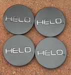 Helo 1513S01 Wheels SET0'4 Black Center Caps Silver Letters Oem Parts Used. Price: $34.99.