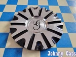 Gazario Wheels # 11712285F-2 Black/silver Metal Center Cap 64 (qty. 1) Used. Price: $54.73.