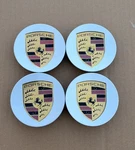 Set Of 4 Porsche Wheel Center Caps Silver Gold 76MM (2.99 ) Rim Hub Used. Price: $89.99.