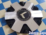 Kraze Wheels # 675-2610-AL Black & Silver Center Cap 84 (qty. 1) Used. Price: $149.99.
