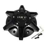 Tuff Satin Black Center Hub Cap 7-7/8"OD 2-3/16"H Bolt-on Closed-end CCPCTT12SBC New. Price: $36.20.