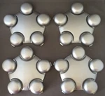 New Silver Center Hub Cap Set Of 4 For 1993-1997 Dodge Intrepid 16" Wheel. Price: $48.14.