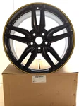 New Oem Genuine Gm Rear Black Yellow Wheel 2014-2019 Corvette 19302120 Scuff 20". Price: $225.00.