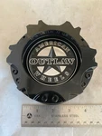1- American Outlaw Gloss Black Wheel Rim Hub Cover 2 Piece Center Cap BC-894 New. Price: $65.00.