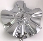 (1) Diablo Wheels Chrome Center Cover Hubcap Rims P/n: BC-710 Remanufactured. Price: $75.00.