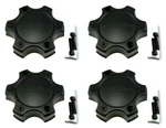 4X New Vision 372 Matte Black Bolt Lug Wheel Rim Center Caps C326MB-6CV. Price: $89.95.