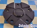 Gazario Wheels # W-584 Custom Gloss Black Center Cap 66 (qty. 1) Used. Price: $58.74.