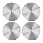 Autohaux Silver Tone Car Wheel Center Hub Caps 50MM, New. Price: $19.99.