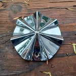 Mazzi Custom Wheel Center Cap, Chrome, Part # C10725-CAP Lg Cracked 02 Used. Price: $39.95.