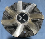 Starr Wheels Custom Center Black & Silver Part C-780AL 01 Metal Hubcap Used. Price: $49.99.