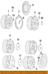 Gm Oem Wheel-center Cap Hub Cover 9593109 New. Price: $11.99.