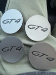 Porsche Oem GT4 Concave Center Caps Set Of Used. Price: $130.00.