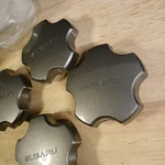1991 - 1996 Subaru Legacy Center Wheel Cap 4 Pcs. Dark Gray 28811AA071 Nos Oem New. Price: $211.76.
