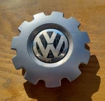 Volkswagen Beetle Cabrio Center Cap 2002-2010 P/n 1C0 601149 Repainted Damaged Used. Price: $34.95.