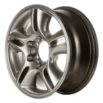 17X7.5 Double Spoke Alloy Wheel Painted Light Smoked Hypersilver 560-74167 Remanufactured. Price: $264.89.