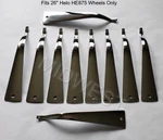 10 New Helo Chrome HE875 26" Inch Wheel Rim Inserts 11726C No Screws. Price: $94.95.
